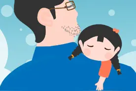 从“精神小伙”熬成“光头老爸”，女儿：你永远是我的骄傲……图片