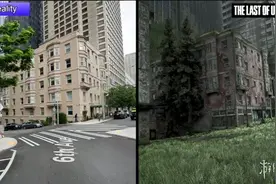 《美国末日2》高度还原西雅图 游戏vs现实场景对比图片