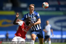 英超—佩佩世界波 阿森纳客场惨遭绝杀1—2负布莱顿图片