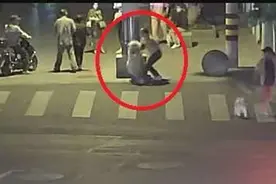 萨摩耶遛弯时突然“嗨起来”主人因未给狗戴嘴套受罚图片