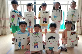 “爸爸最好了”，长沙幼儿园萌娃花样表白父亲图片