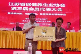江苏省保健养生业协会召开第三届会员代表大会图片
