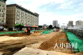 开发区泰山路8月初放开西半幅交通，年底前竣工交付使用图片