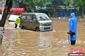重庆首次发布綦江流域洪水红色预警图片