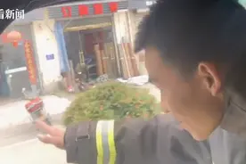 归队途中消防员与父亲隔窗相遇 土味对白让人泪目图片