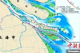 长江口南槽航道治理一期工程交工运行图片