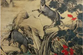 科普 | 《青羊图》画中的斑羚图片