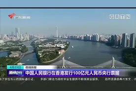 中国人民银行在香港发行100亿元人民币央行票据视频封面