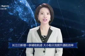 AI合成主播丨长江口新增一条辅助航道 大小船分流提升通航效率视频封面