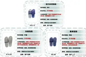 注意脚下！这些拖鞋一指标超标百倍，或致儿童性早熟图片
