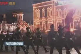中国第一门面担当亮相红场！三军仪仗队用俄语齐唱《喀秋莎》刷屏图片