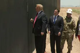 特朗普视察美墨边境墙：多亏我的墙才阻止了新冠传播