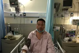 欣慰！护士小姐姐和城管大哥相助的男子已脱离危险图片