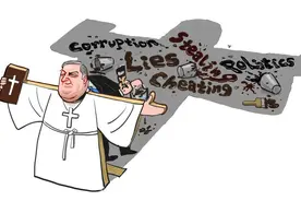 一个以基督徒包装的虚伪政客图片