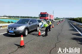 自6月28日起，烟台境内G18荣乌高速这些路段将进行半幅封闭施工图片