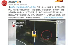二哈尿急撞倒骑行人致骨折，民警：狗主人未牵绳 赔图片