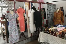 旗袍“守”艺人图片