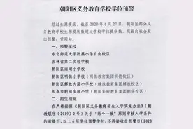 重磅！长春市朝阳区6所义务教育学校学位预警！超出人数将被调剂图片