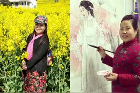 我爱 故我在-记女画家杜薇的丹青梦图片