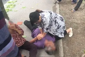 为好人点赞！老人受伤躺地，烟台这位女医生跪地施救15分钟图片