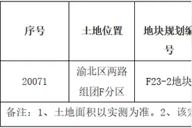 海成9.5亿元竞得重庆市渝北区一宗住宅用地 溢价率31.77%图片