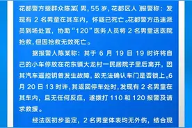 心痛！2名男童车内身亡！同样的悲剧，又发生了……图片