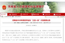 期满入编！河南“三支一扶”计划招募2600名高校毕业生，鹤壁招76人图片