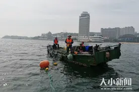 视频：第一海水浴场泳区7月1日开放 千米长防鲨网和警戒线已布设完毕图片