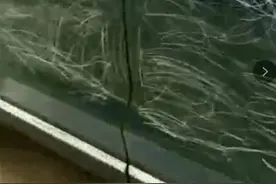 4个熊孩子刮花45辆车包括林肯、迈巴赫 家长：不懂事图片