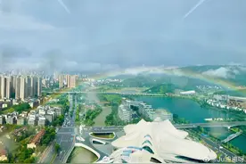 组图 | 雨后出现双彩虹！长沙这个天空太美了图片