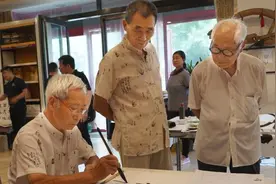 敦复书院书画研究会举办“庆七一”书画笔会图片