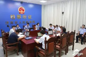 公平！公正！济南市检察院直播民事诉讼监督案件听证会图片