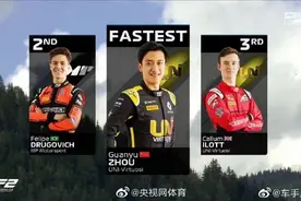中国速度！周冠宇夺F2奥地利站杆位图片
