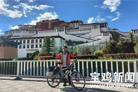 58天骑行5838公里 宝鸡65岁老人圆梦西藏图片
