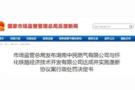 在政府主导下达成垄断协议，两家燃气公司仍遭处罚？图片