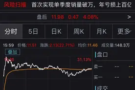 新能源车涨疯了！特斯拉5天涨43%，市值相当于10个福特图片