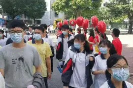 现场直击里水高考！少年，等你们凯旋归来！图片