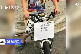 9岁男孩守护被遗弃小奶狗，路边吆喝：明天50今天免费，快来领养图片