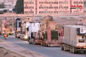 加强对叙利亚资源控制？美军又将27卡车装备非法运入叙利亚图片