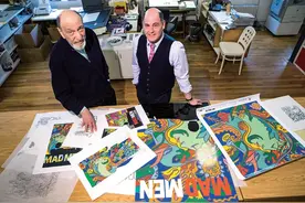 传奇设计师米尔顿·格拉瑟，让字母变成艺术图片