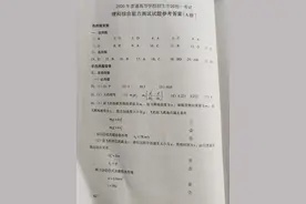 2020年湖南高考试题参考答案：理科综合图片