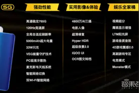 中端5G手机瞄准游戏市场，iQOO Z1x发布：120Hz+5000mAh图片