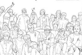 一个都不少！浙科院女生手绘毕业照，为全班33人送上惊喜图片