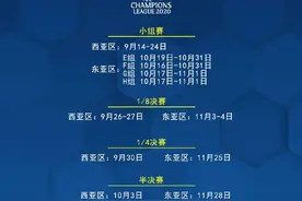 本赛季亚冠最新赛程公布，中超第二阶段或将只能在12月进行图片