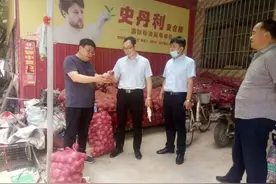 消费扶贫出真招，特色大蒜进商超图片