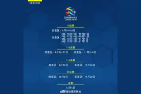2020亚冠联赛赛程出炉！申花、上港对阵安排在此→图片