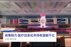 中国财富报道|政策助力 医疗信息化市场有望超千亿视频封面