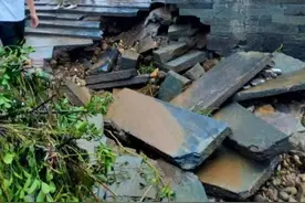 婺源宋代彩虹桥毁于洪灾但主体仍在图片