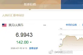 人民币对美元汇率重回6时代图片