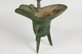 溧阳博物馆看馆藏（四十四）| 宋代仿商周铜爵图片